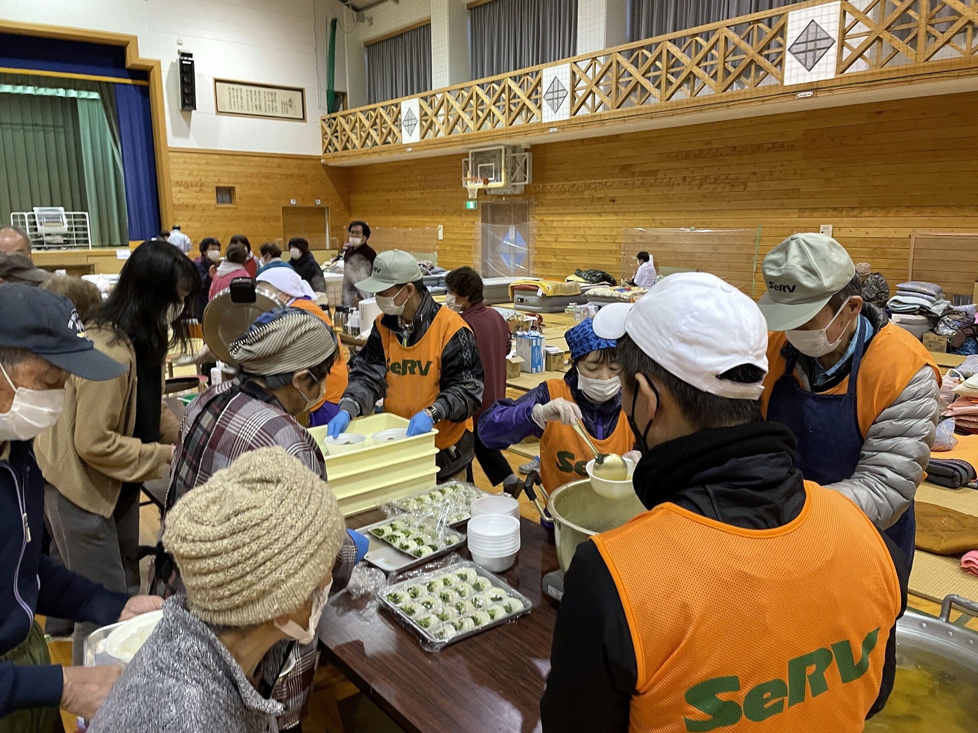 真如苑日本常設SeRV災難救援志工組織提供救災服務