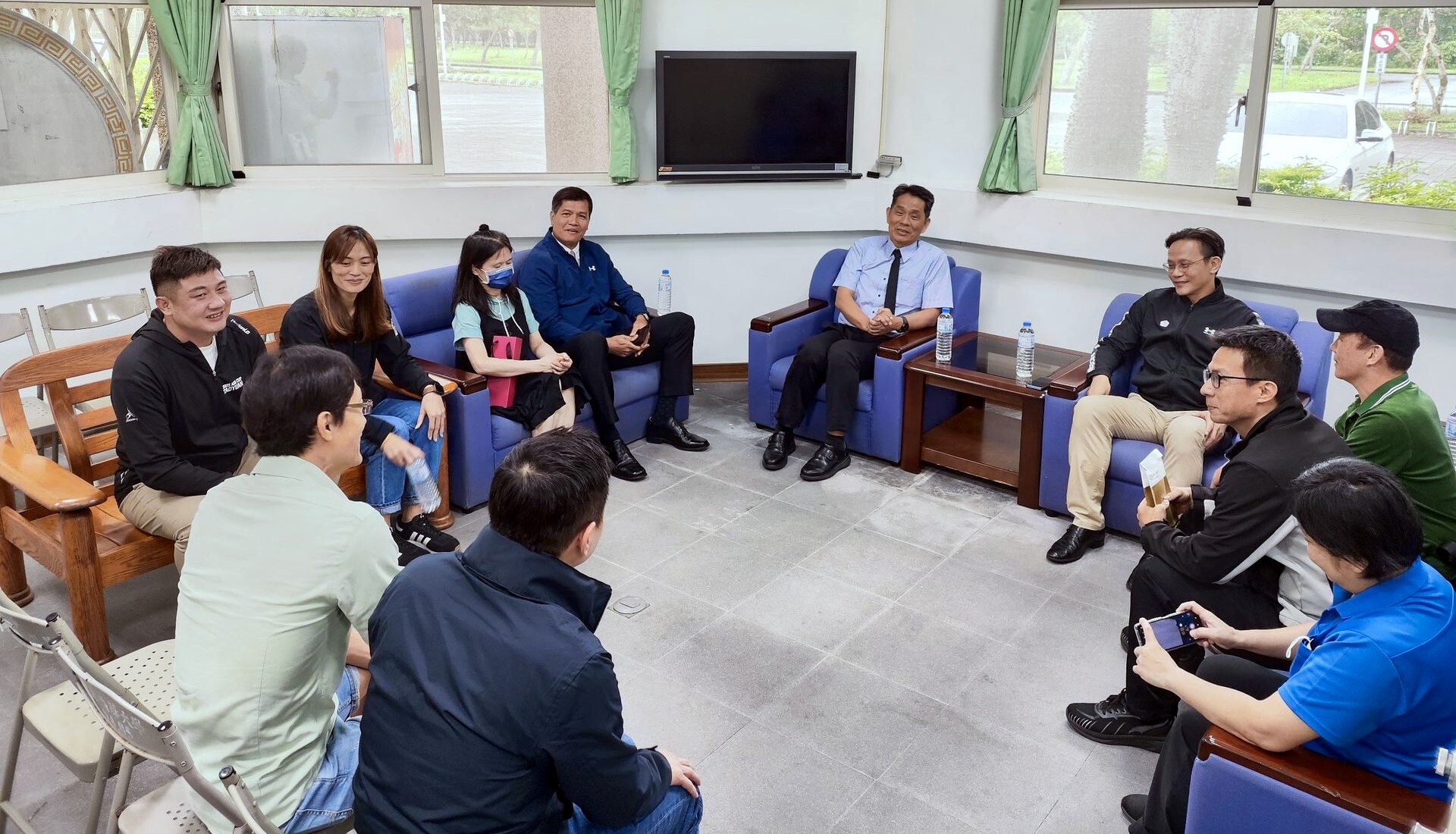 徐輝明校長感謝黃志雄理事長及奧運人協會對東華大學的協助