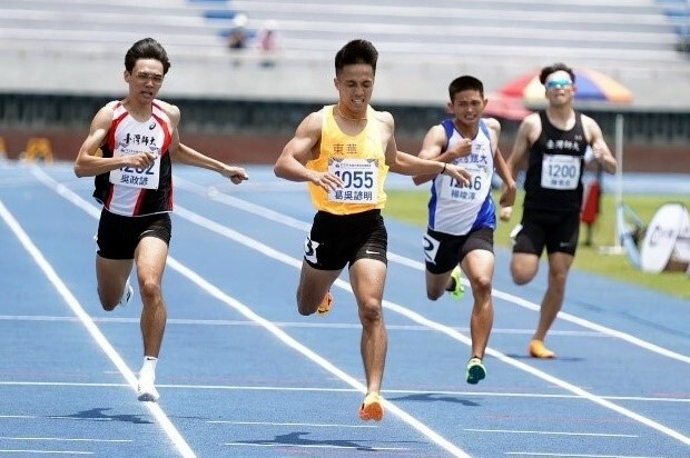 體育與運動科學系(碩士班)葛吳諺明同學,奪得113年大專運動會400公尺金牌