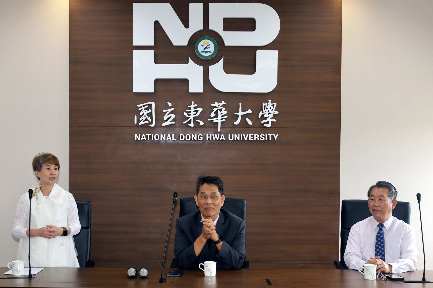 宜蘭縣幼兒教育事業學會林淑玲理事長致詞表示,宜蘭縣幼兒教育事業學會與東華大學關係密切,東華遭受地震災難,幼教學會表達一點心意