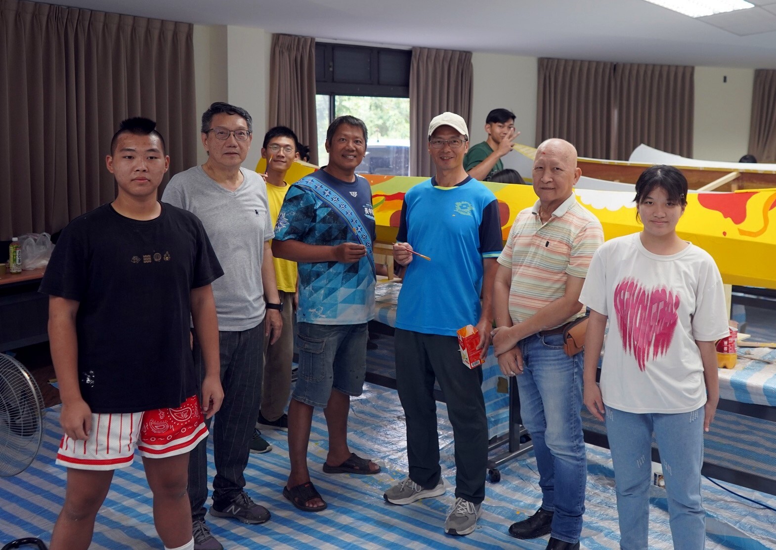 大沐老師與混齡學員們