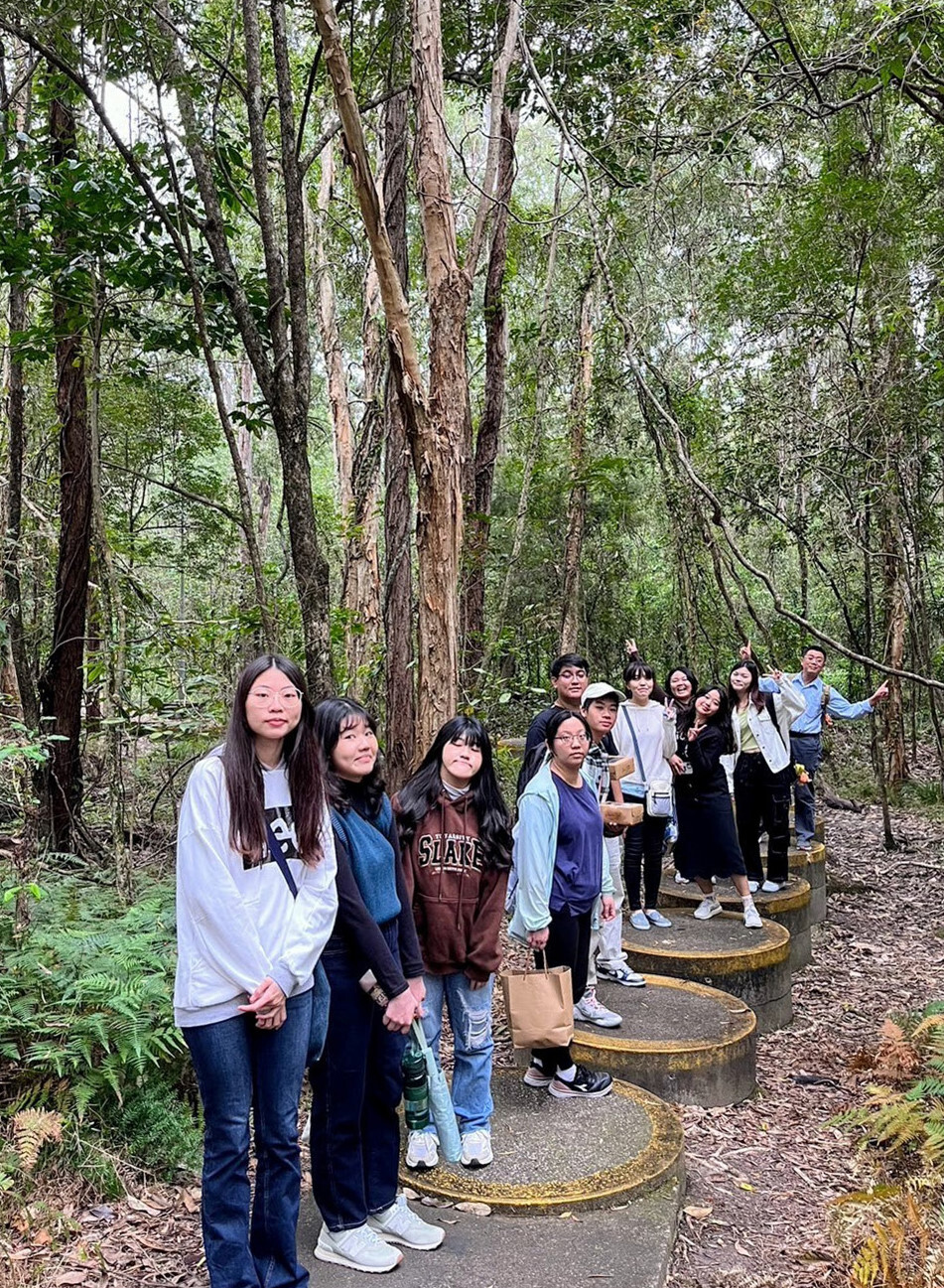 在Griffith University之bushwalking