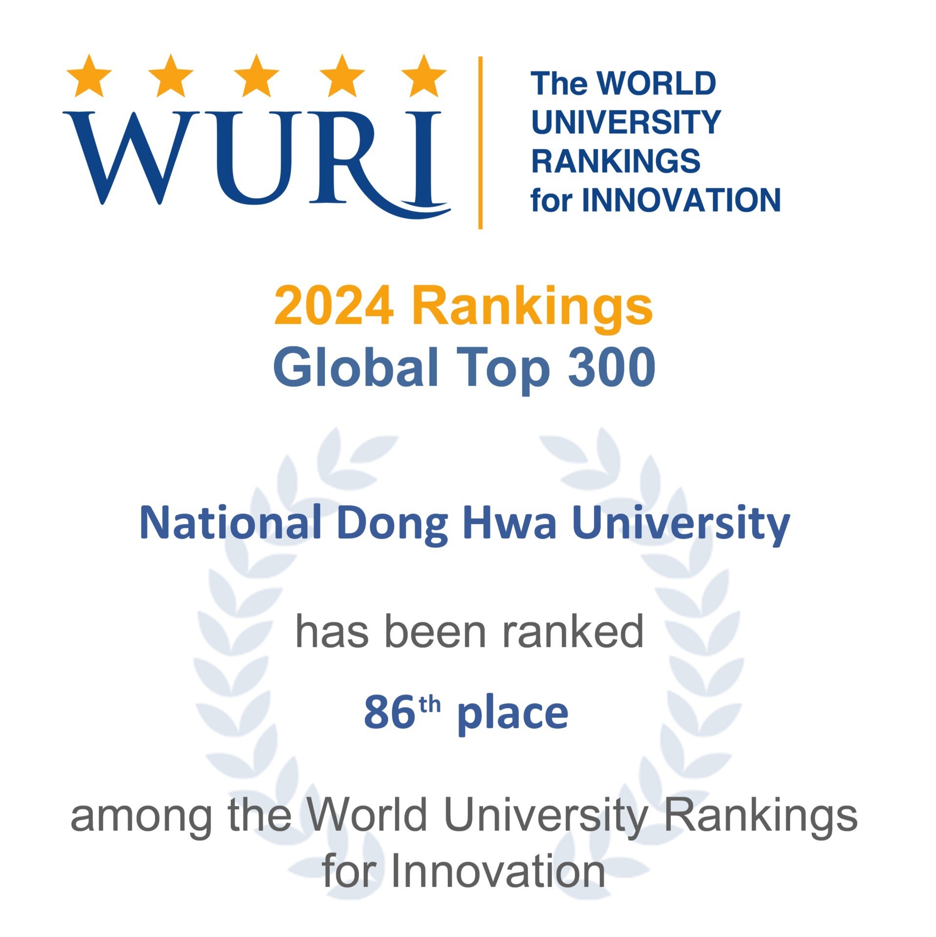 「創新大學」(Innovative Universities)排名全球第86名