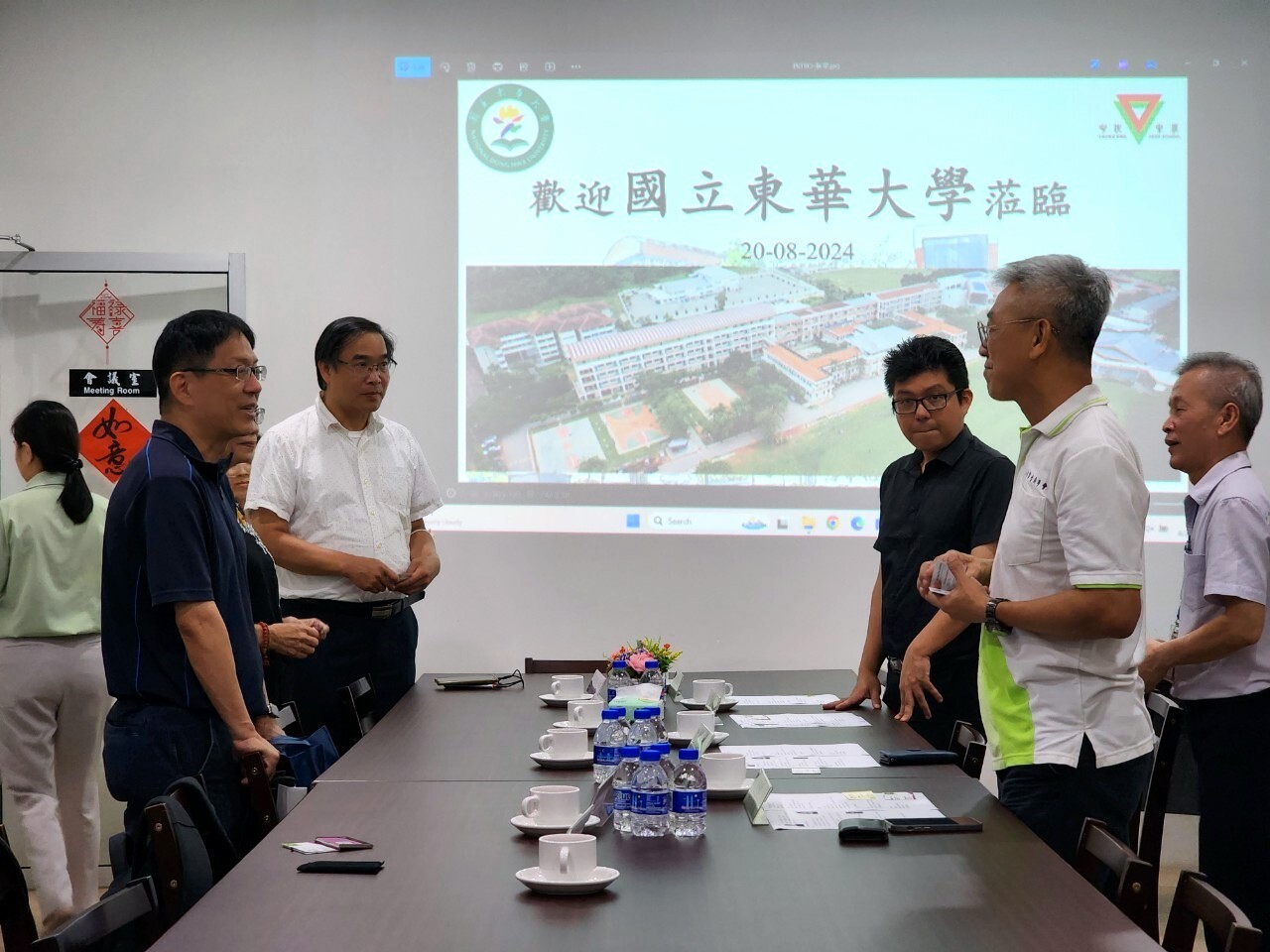 拜會馬來西亞蔴坡留臺同學會黃永財會長