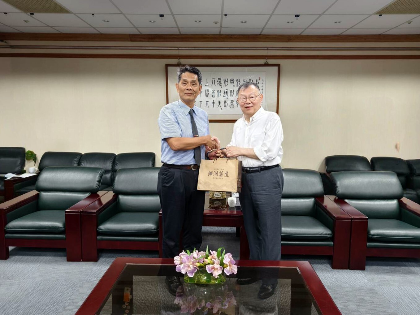 校長拜會陽明交大林奇宏校長