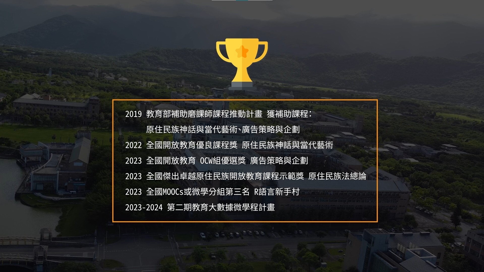東華磨課師團隊連三年度獲優良課程獎屢創佳績