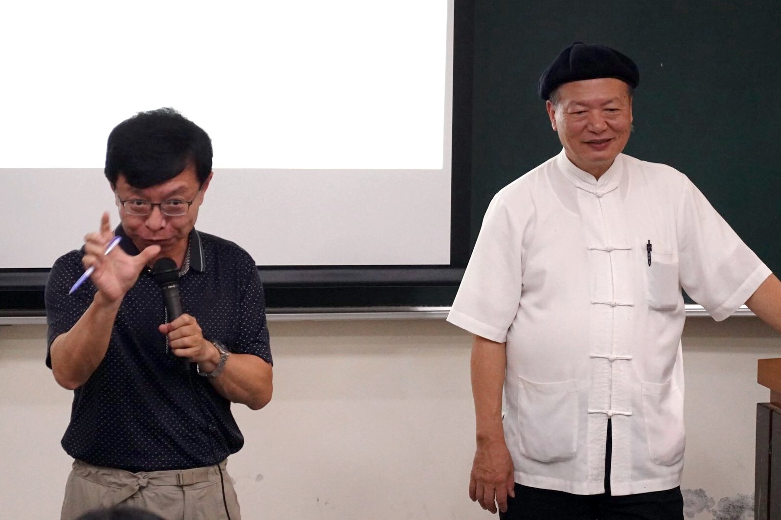 林安梧教授演講,人社院吳冠宏院長進行引言