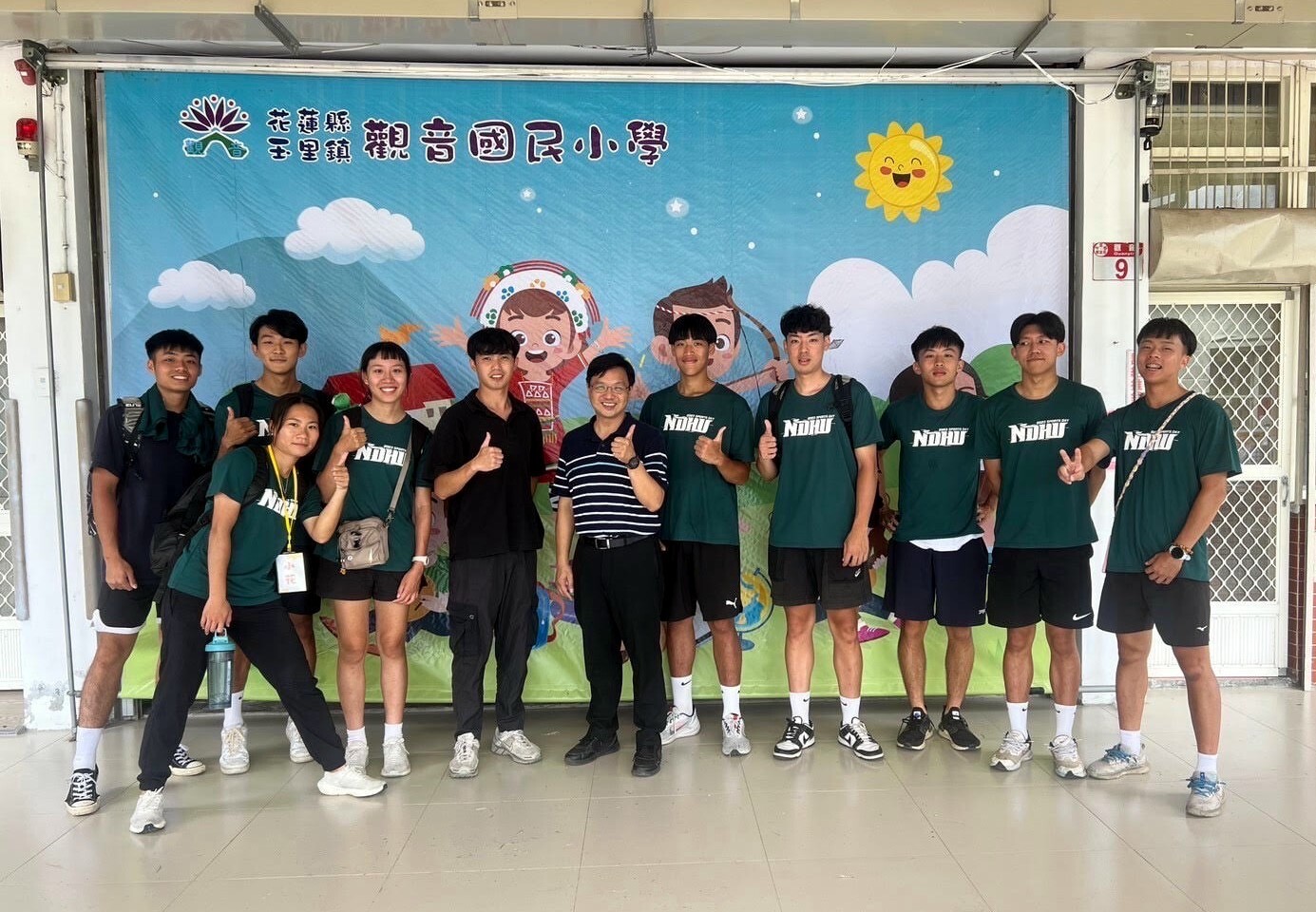 觀音國小謝敬尉校長勉勵國立東華大學師資生