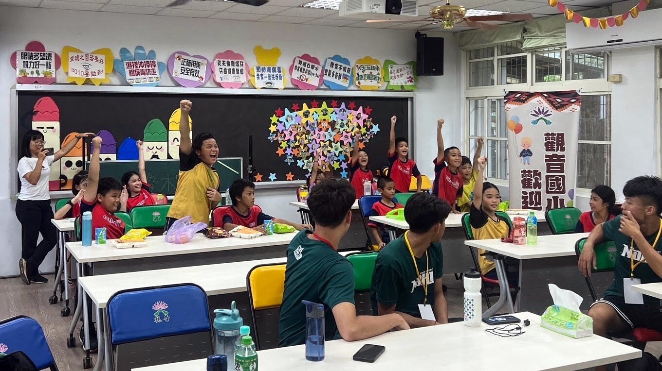 觀音國小學生踴躍分享運動營活動心得