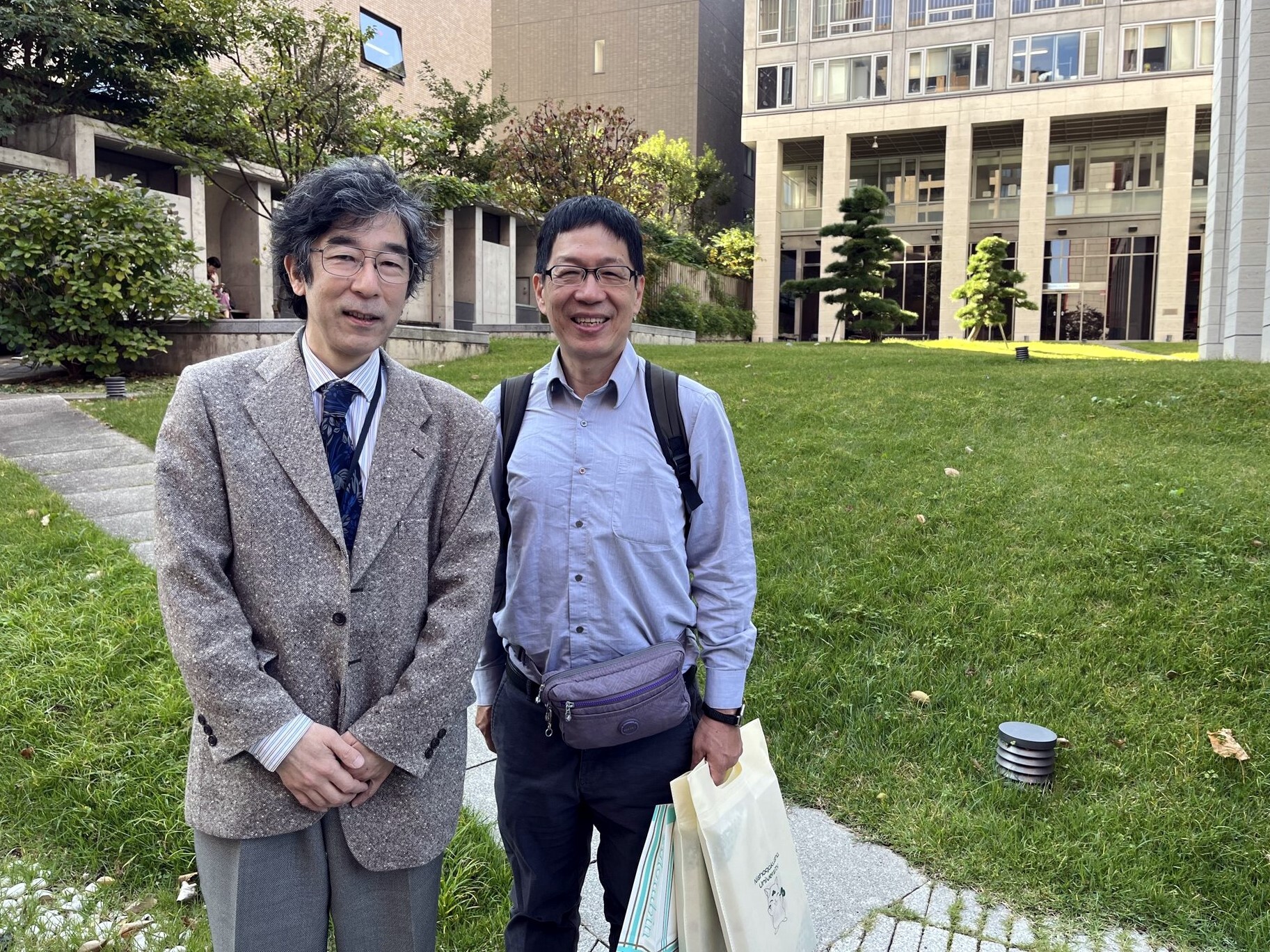 感謝橋本秀美教授的連結,展開與二松學舍大學後續的合作契機