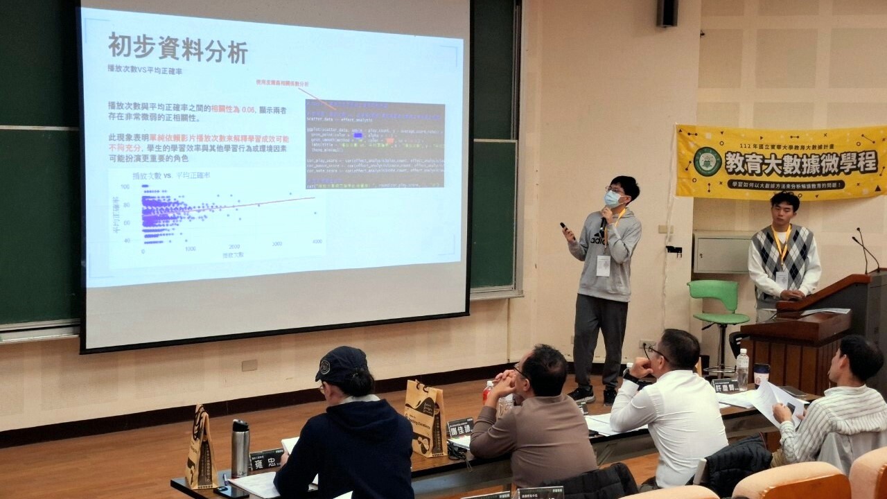 黑客松Day2參賽團隊向評審簡報專題成果