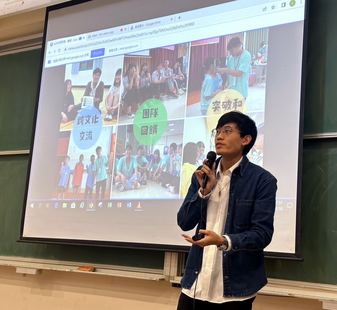 總召廖庭煜分享去年至越南胡志明市的活動亮點