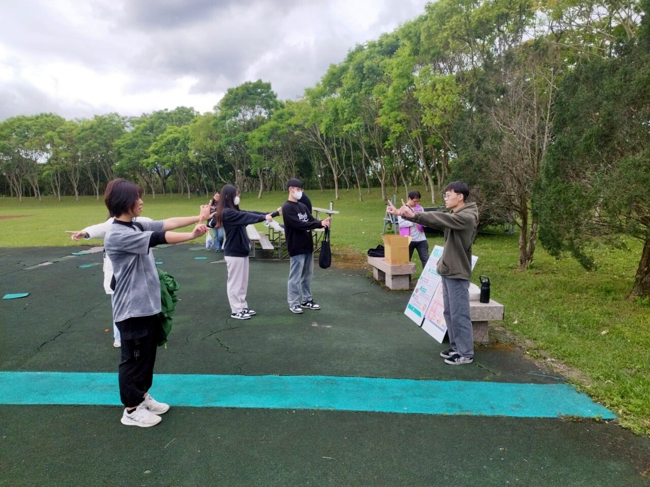 第五站 視力與口腔保健宣導 加入視力測試遊戲特別有趣