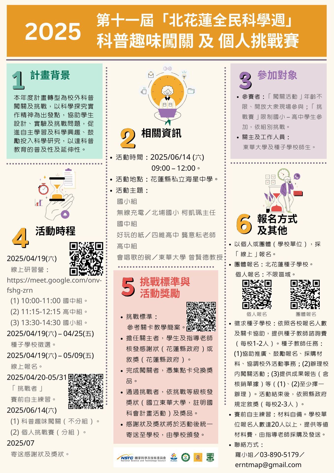 2025年第十一屆北花蓮全民科學週計畫 DM11