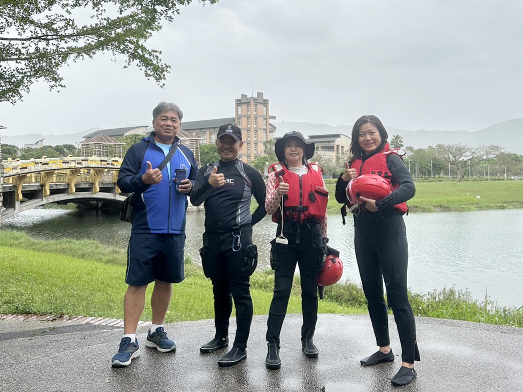 台南應用科大謝教授及成大洪教授