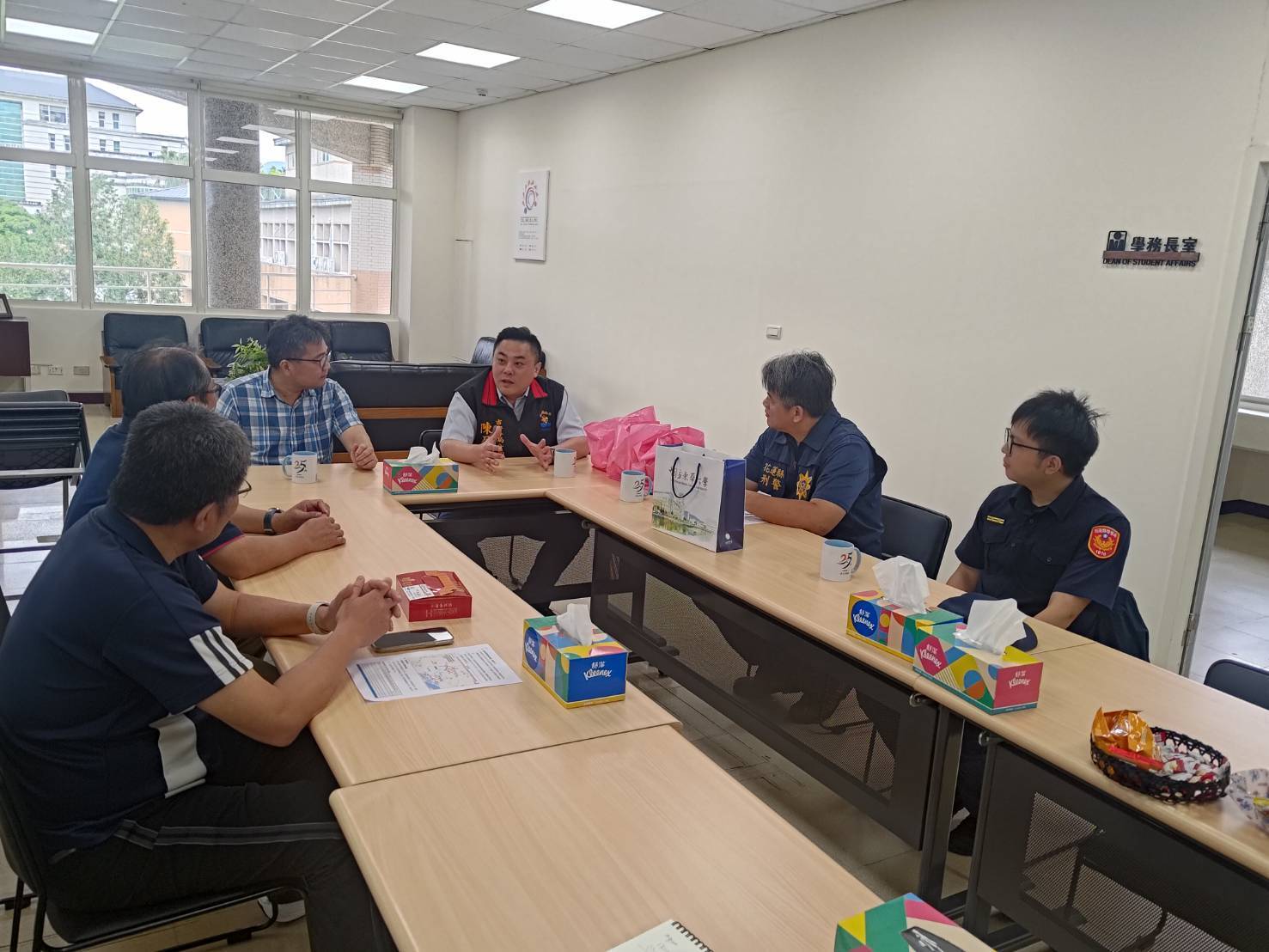 陳盈元分局長分享討論防詐作為