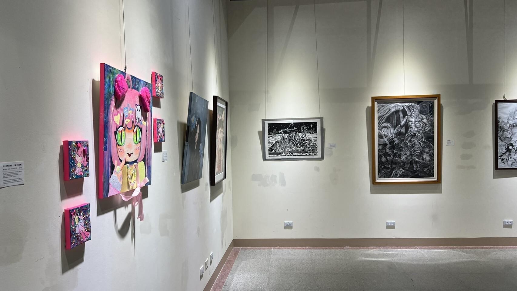 2025東華大學藝術與設計學系春季美展場內概況之一
