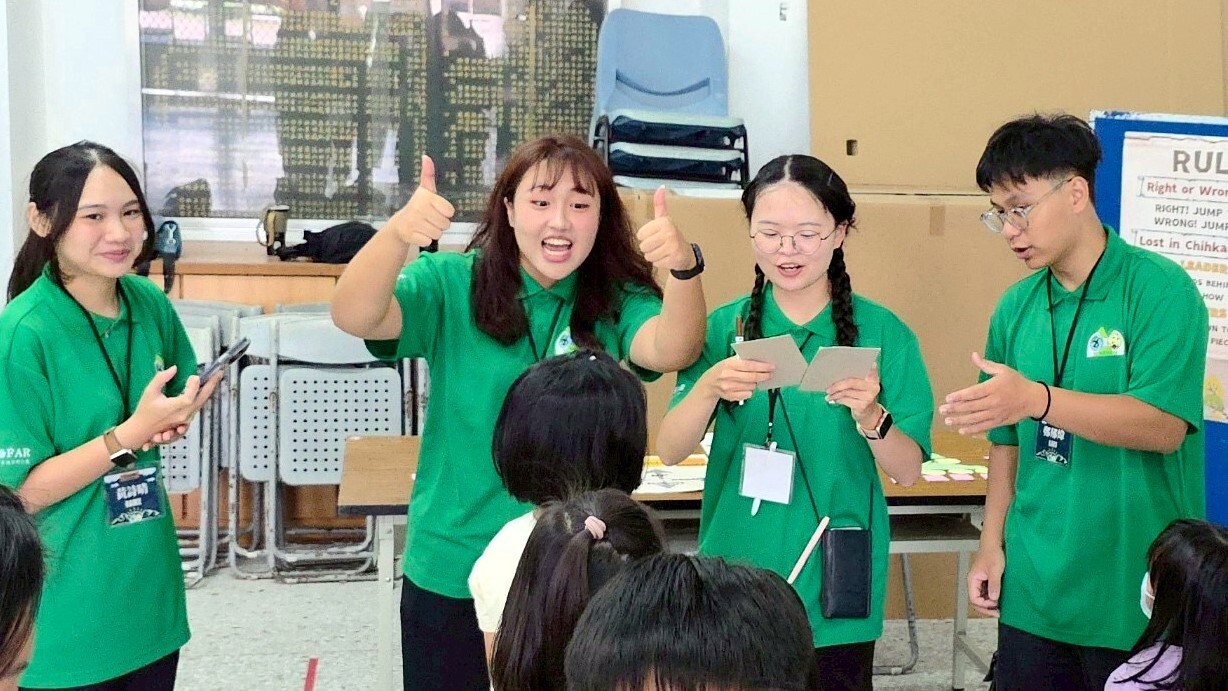教學團隊活潑的演出激發學生的學習興趣