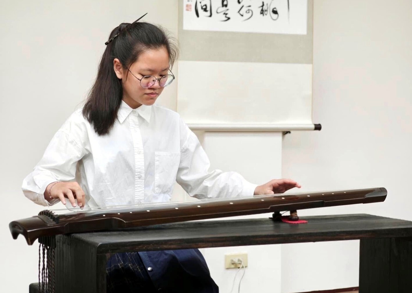 古琴家族同學個人演出(圖片取自古琴家族導師陳欽怡老師臉書)