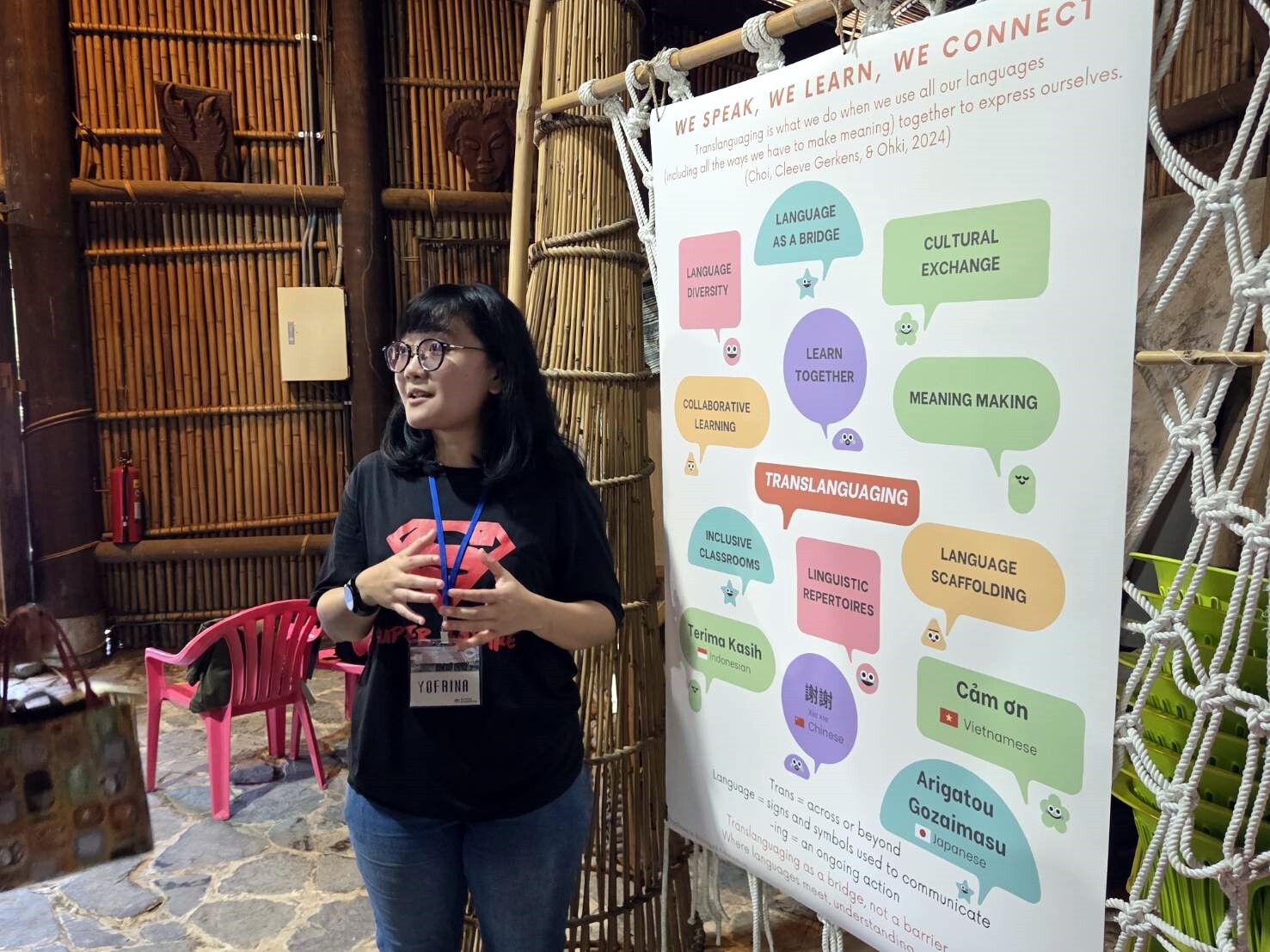 雙語教學實踐修課國際學生成果海報分享