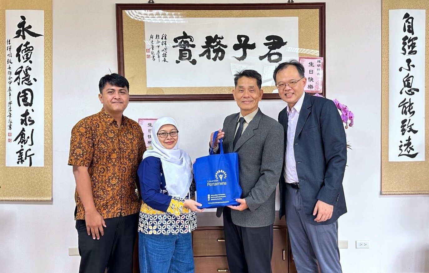 國立東華大學與印尼Pertamina大學(Universitas Pertamina, UPER)於2024年簽署合作備忘錄(MOU)
