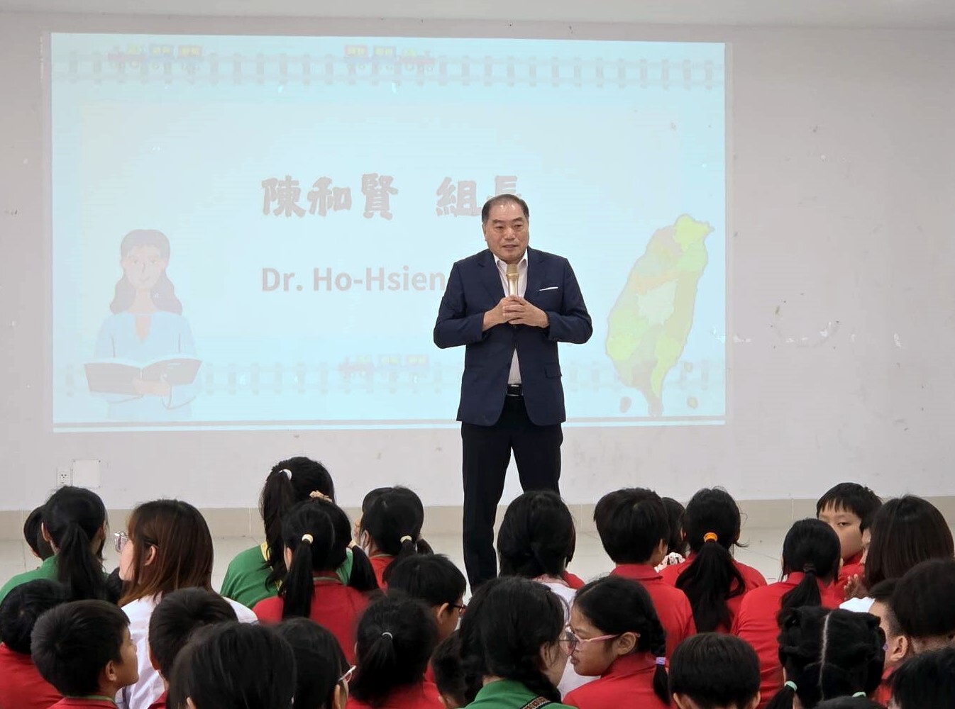 駐胡志明市台北經濟文化辦公室教育處陳和賢組長致詞