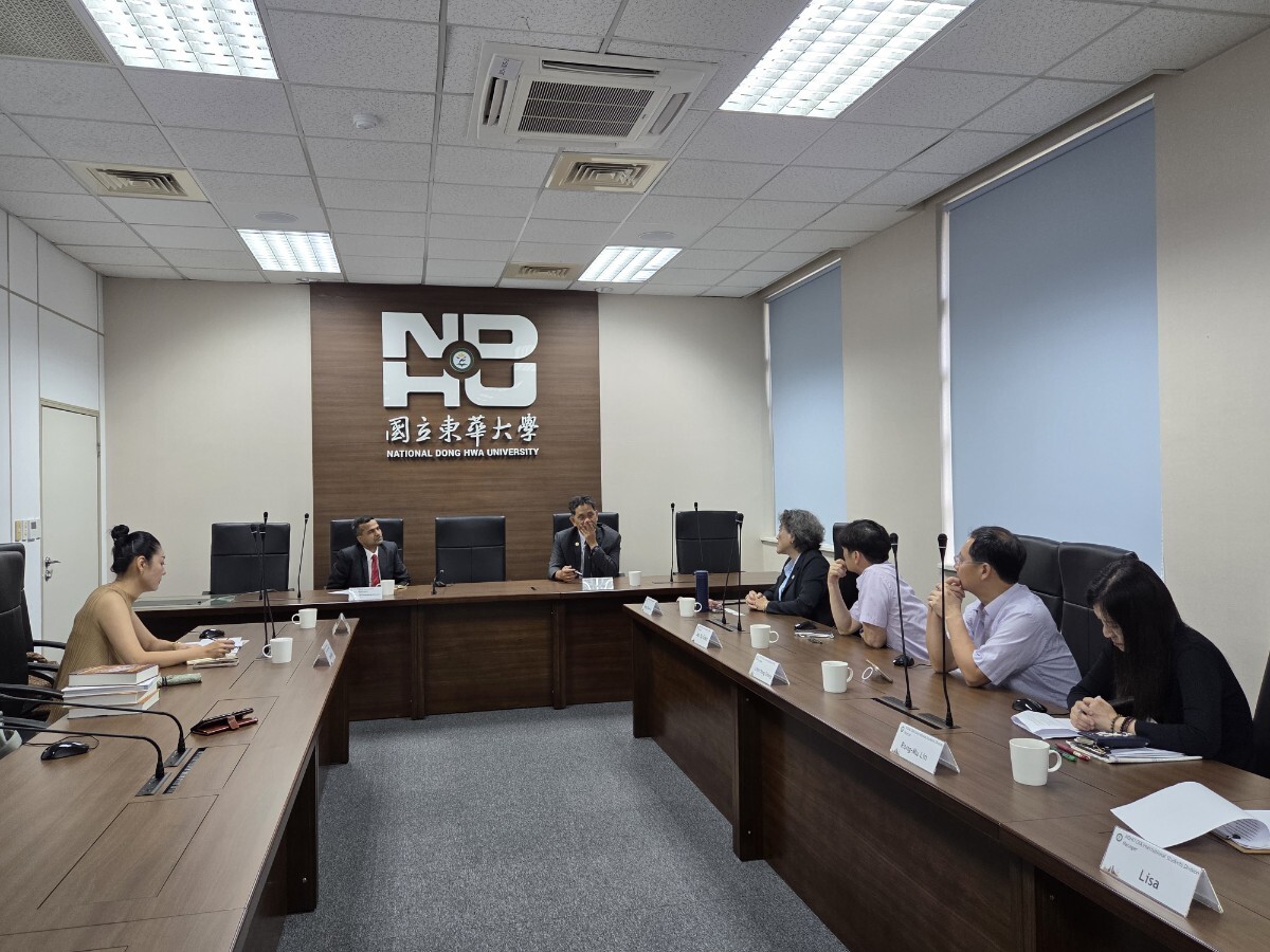 印度台北協會與東華大學進行雙邊會談