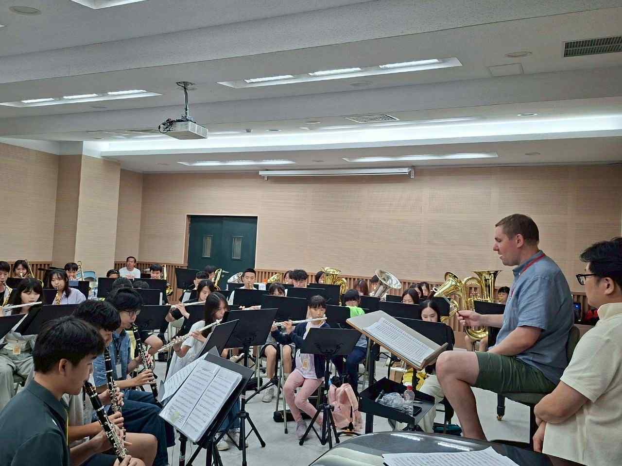 「花蓮國際管樂營」大團合奏課
