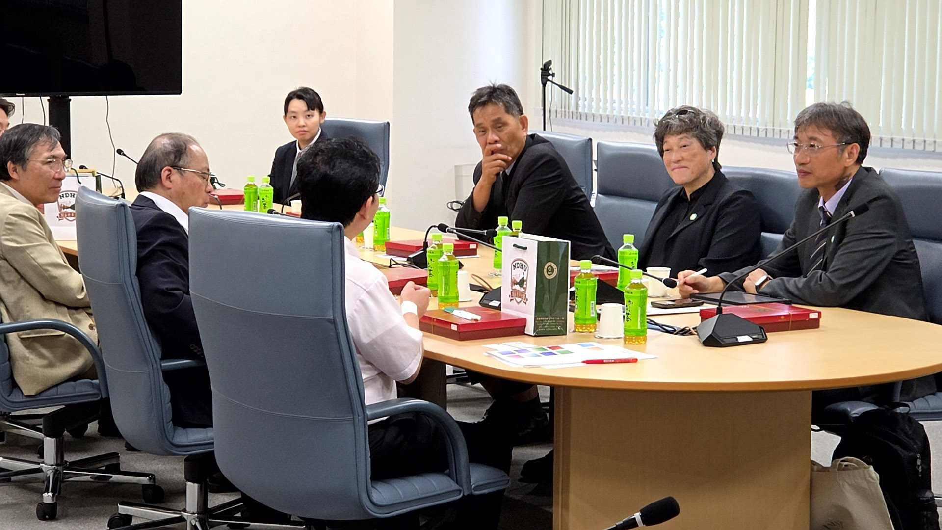 代表團於午餐後討論未來JUMP計畫的合作方向