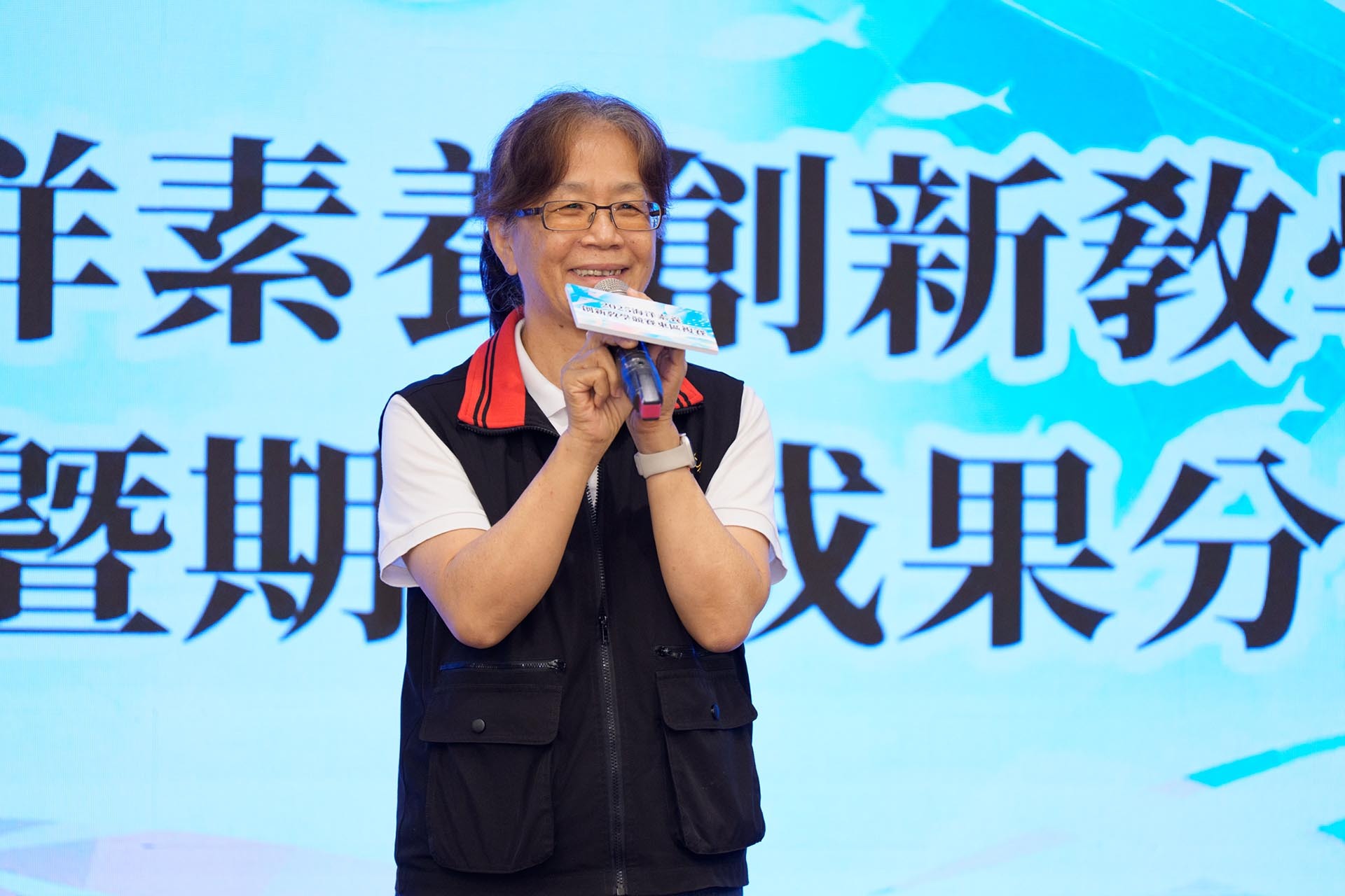 花蓮縣政府教育處黃秀琴科長蒞臨指導給予競賽師生勉勵
