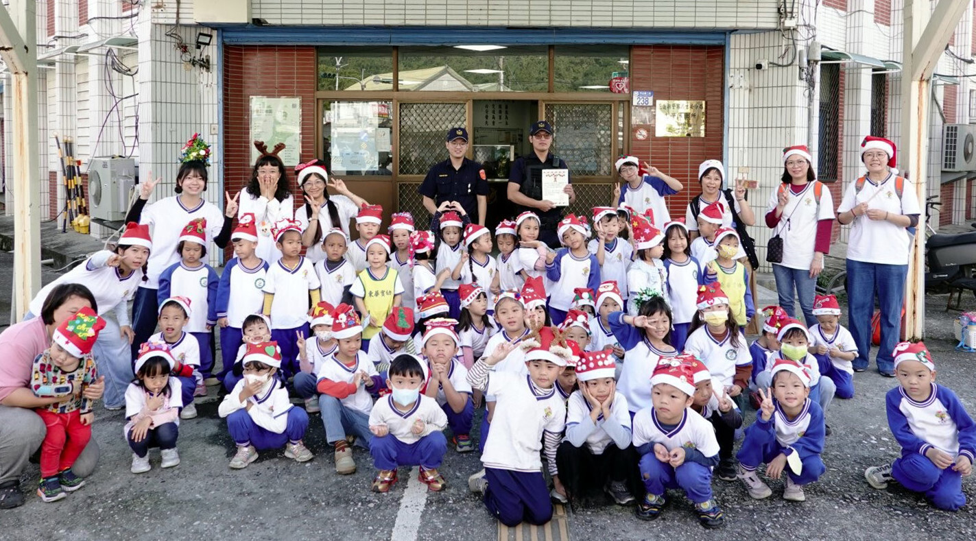 前往志學派出所報佳音 謝謝辛苦的警察叔叔