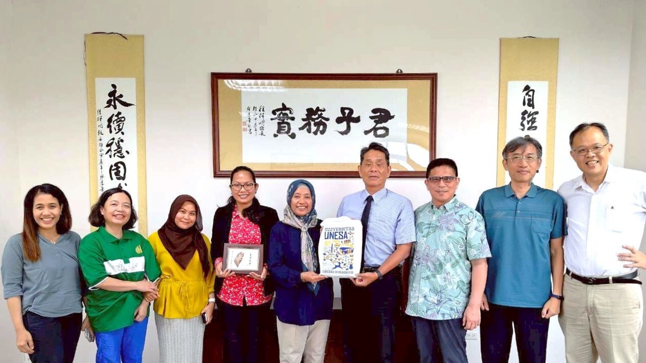 東華大學於今年6月接待印尼泗水國立大學社會與政治科學學院訪問團