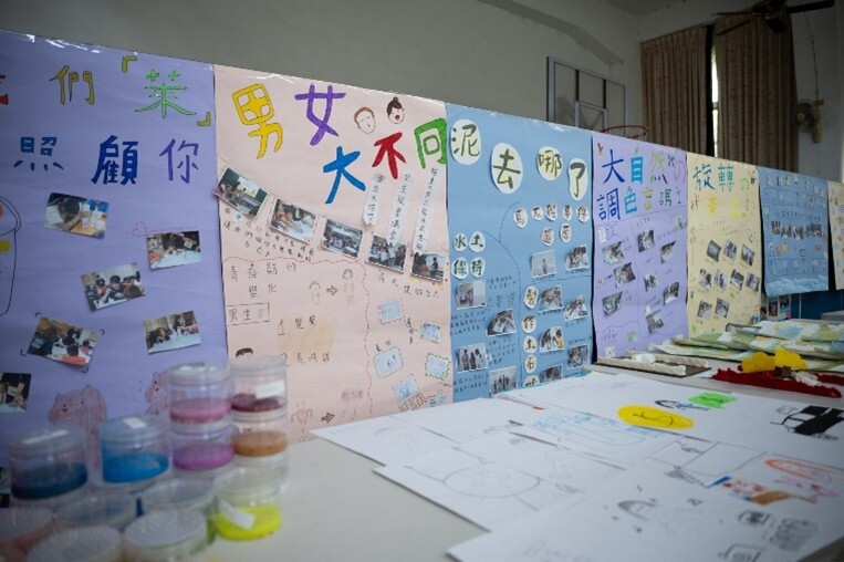 營隊中課程海報成果展