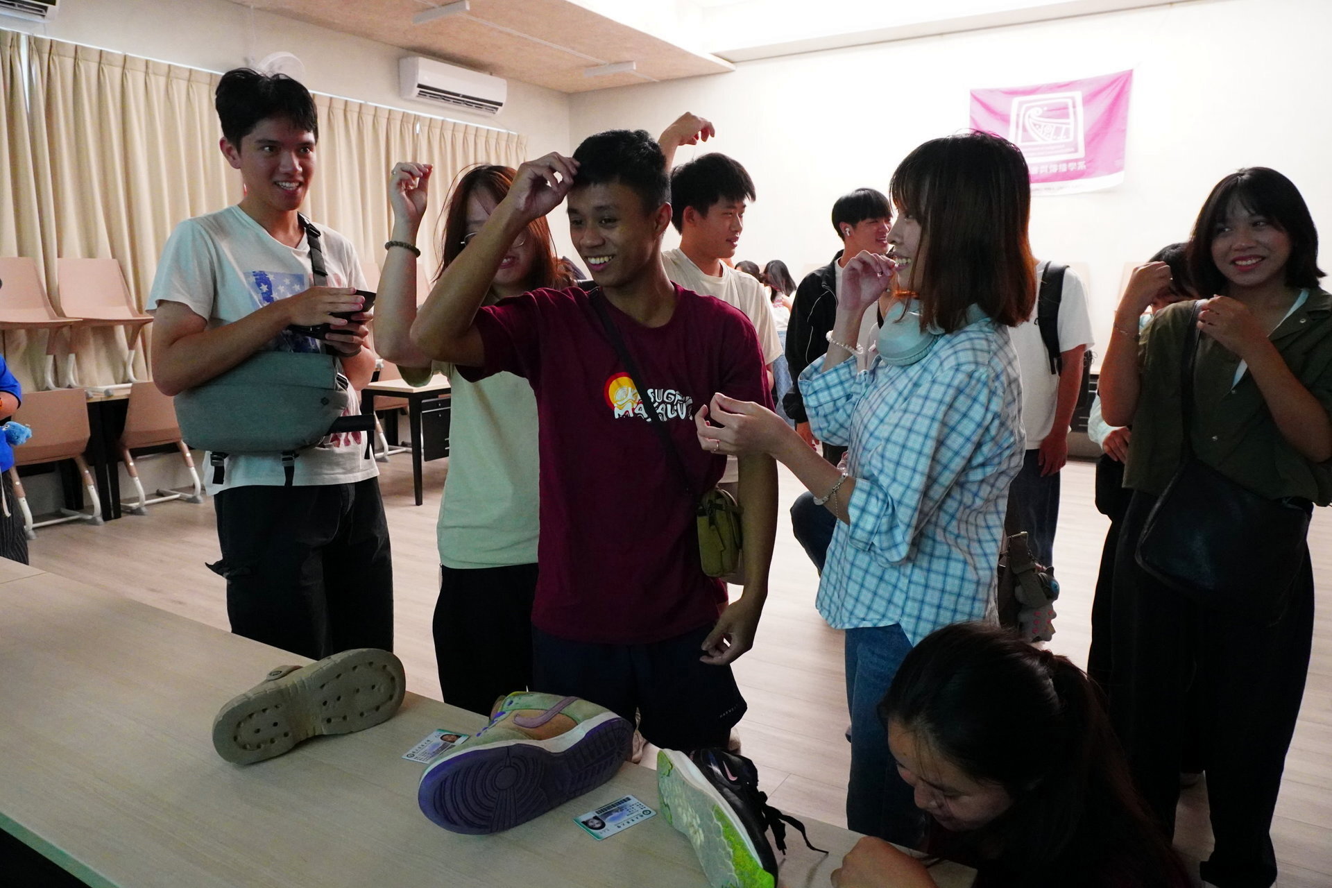 新生在輕鬆歡樂的氛圍中建立新的默契
