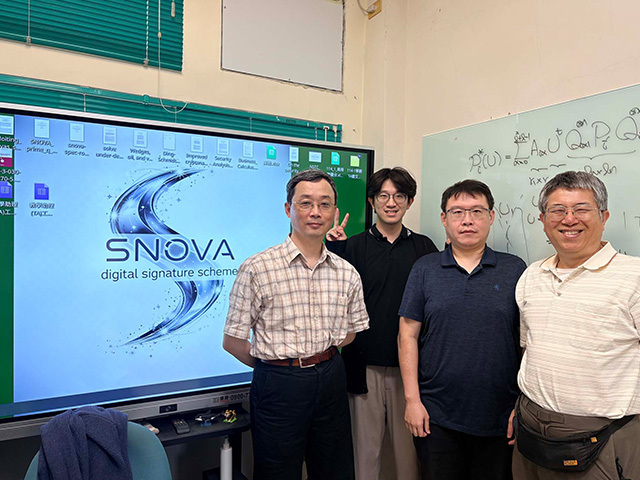 東華大學展現科研實力！應數系王立中教授團隊 獲選美國NIST後量子簽章第三輪決選