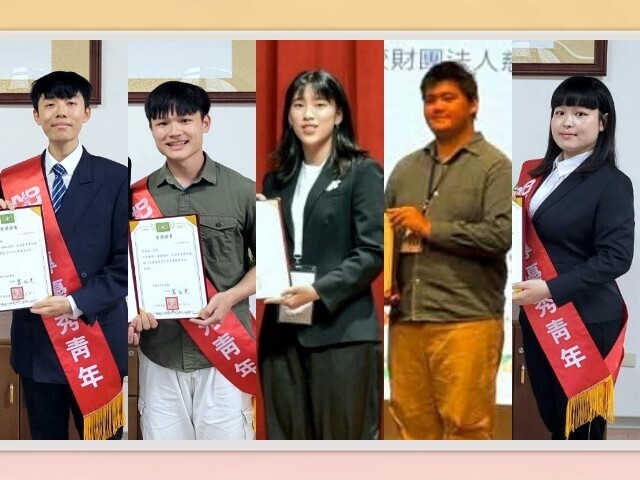 東華大學5名學生榮獲115年大專優秀青年獎