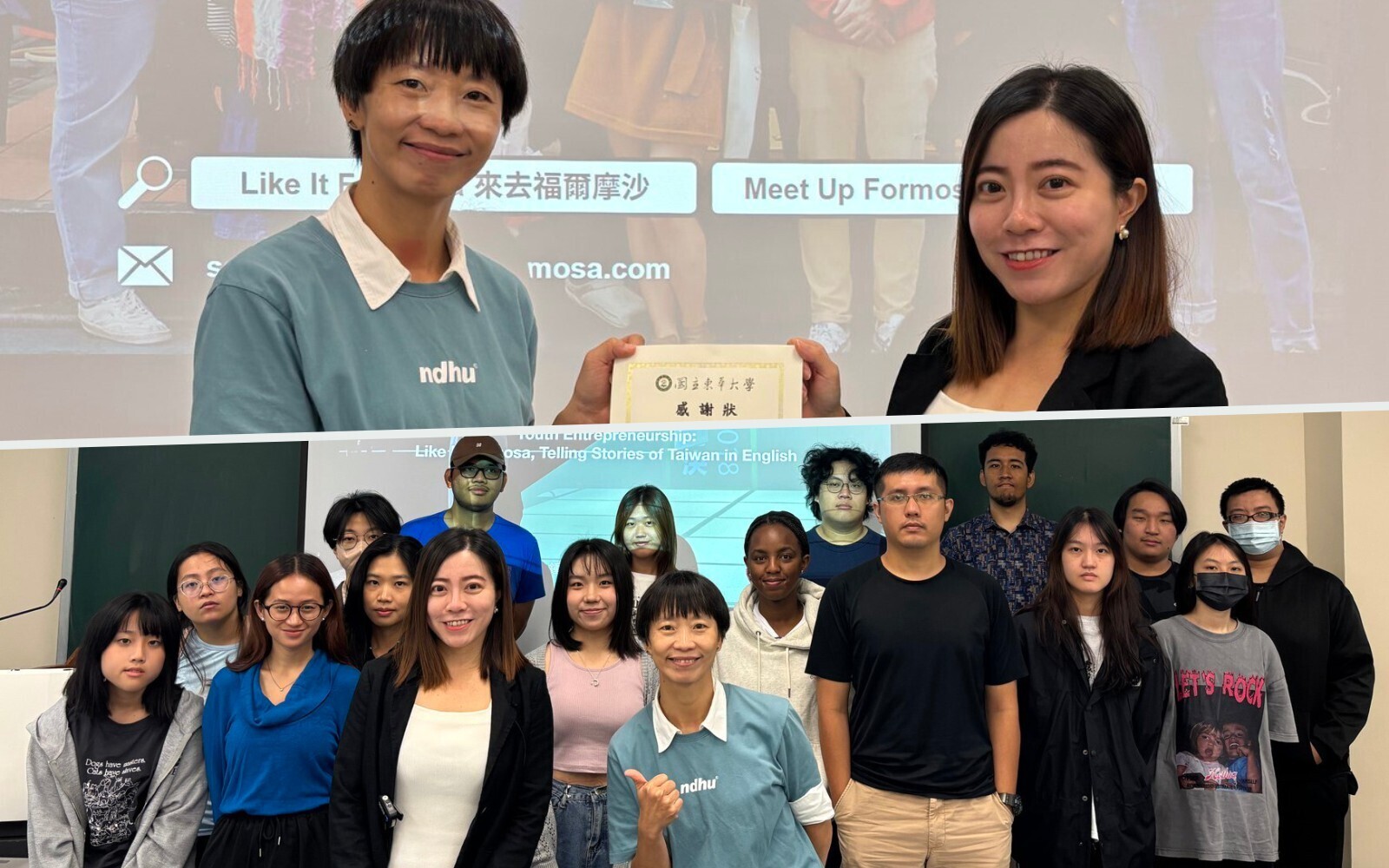 青創力量點亮校園！Like It Formosa創辦人鍾炘儒執行長分享用英文故事行銷臺灣的精髓