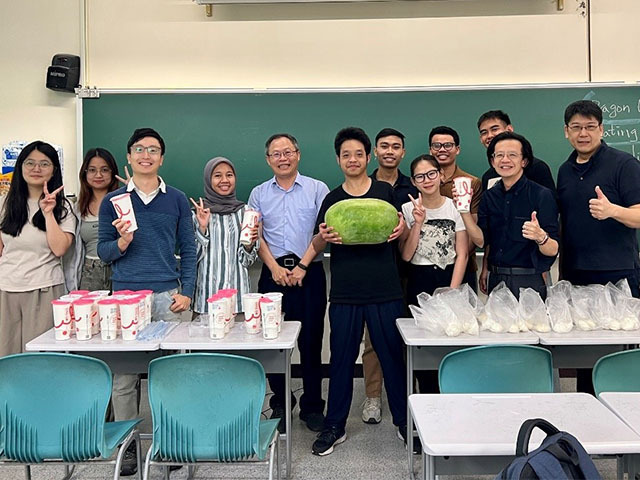 國際學生端午粽香文化交流 立蛋競賽考驗平衡感與耐力