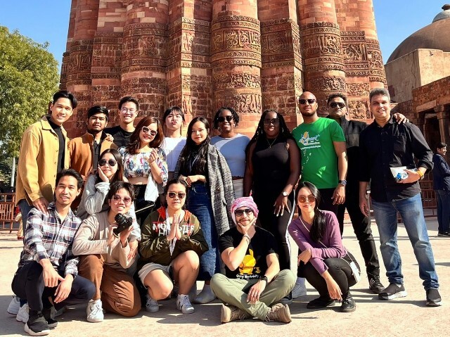 東華大學國際企業學系赴印度進行海外移地教學，沉浸多元文化交流與國際化經營知識