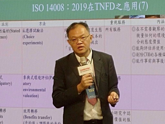回應自然風險揭露趨勢，東華大學分享TNFD框架與企業實踐