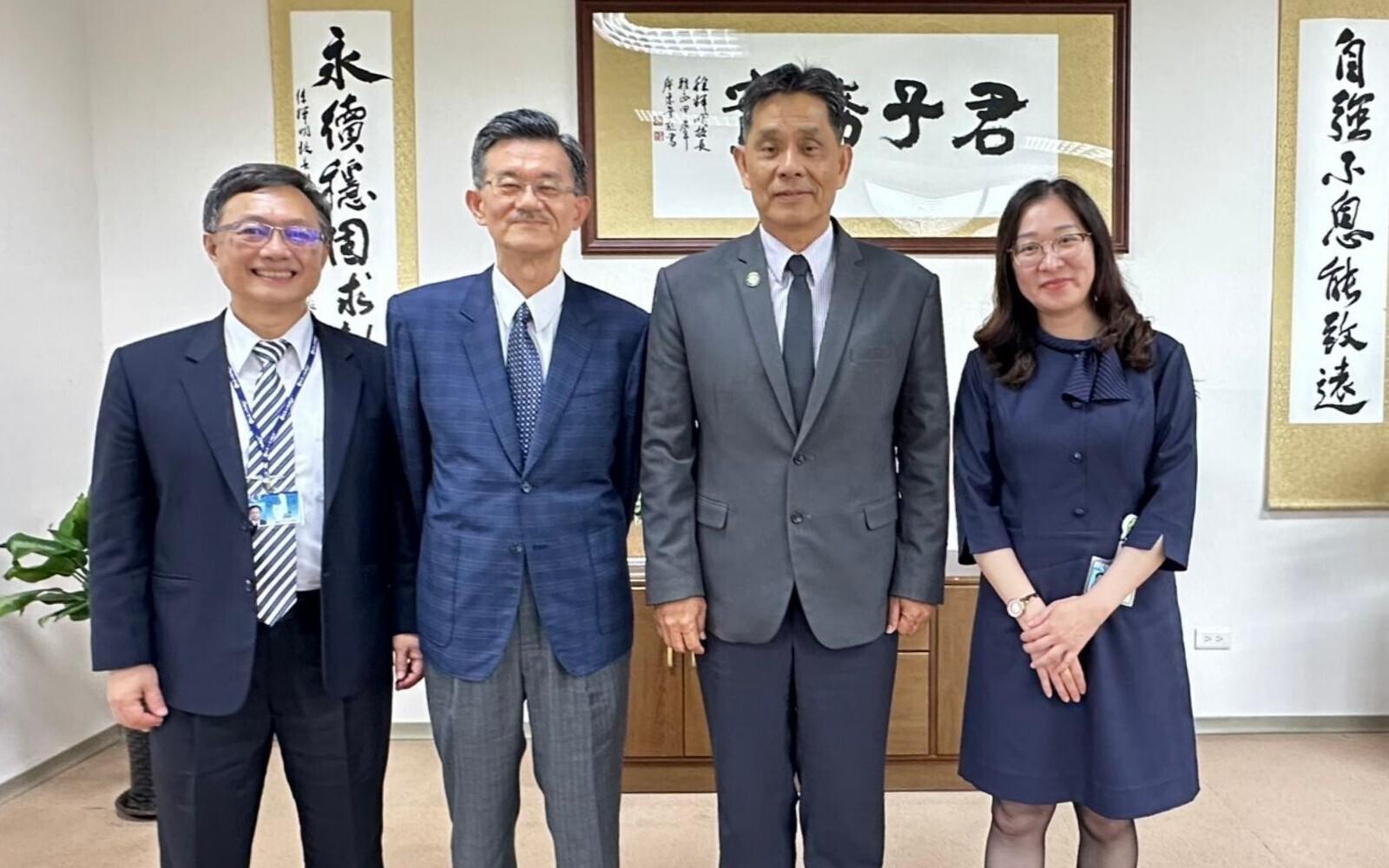 東華大學感謝花蓮第二信用合作社捐款「校務發展基金」