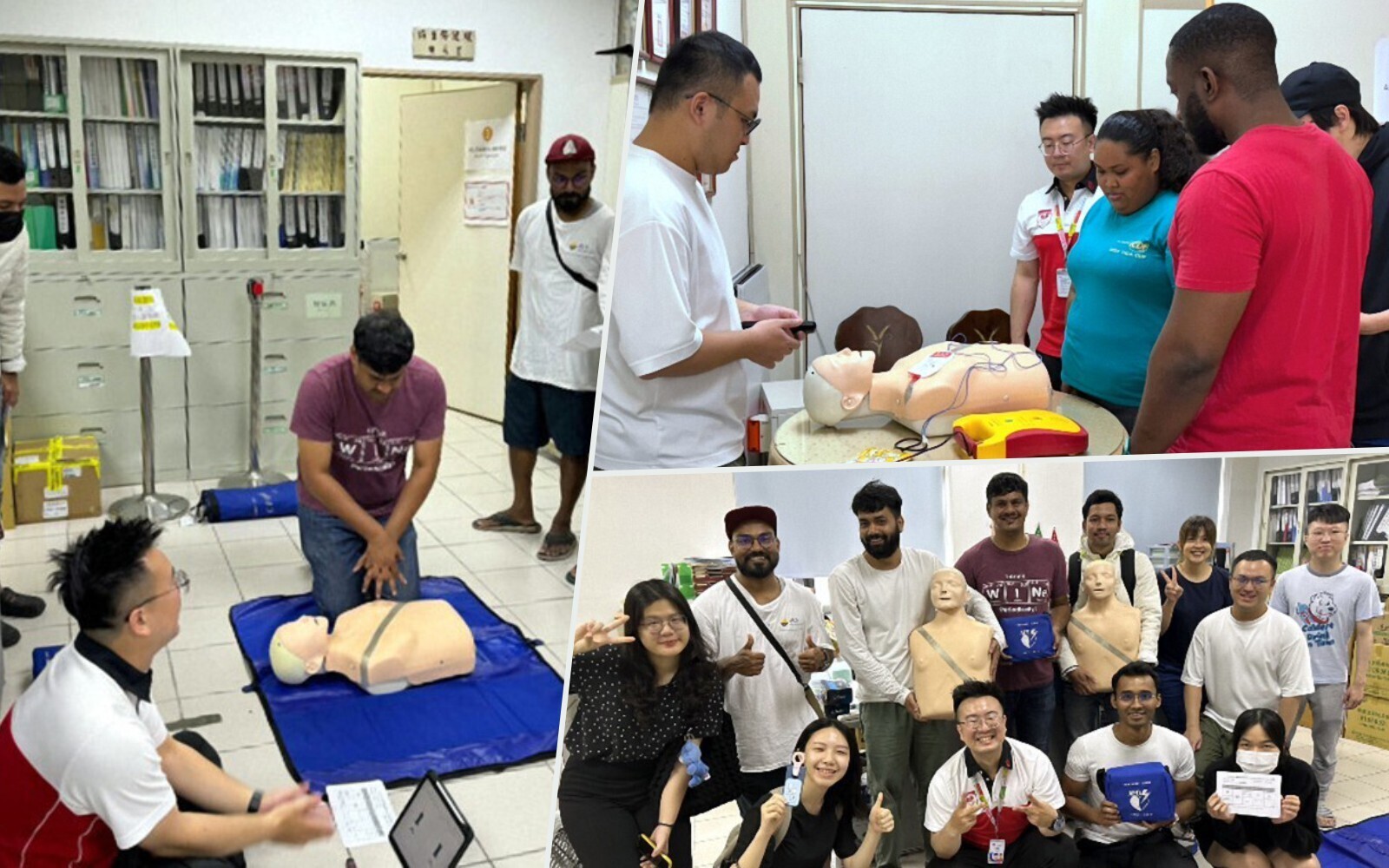 東華大學首次辦理混成式急救訓練課程，賦予更多人救護技能