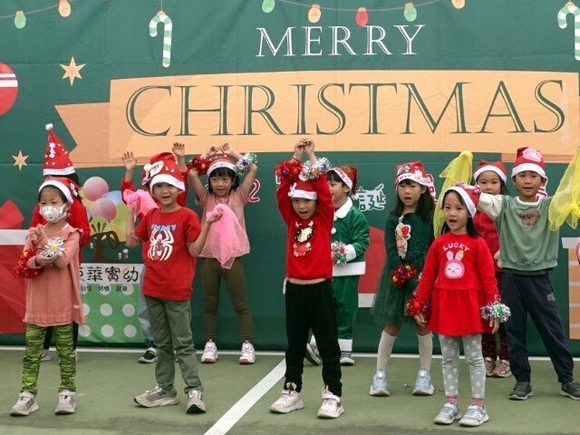 東華實幼溫馨聖誕行動－走進社區與校園，用童真傳遞祝福與感謝