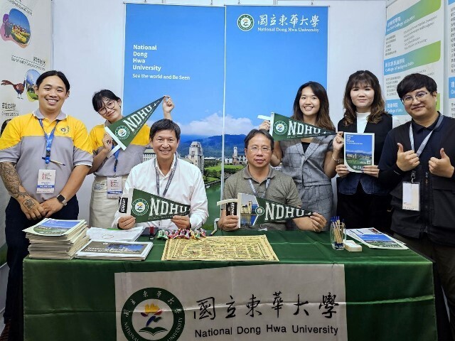 東華大學參加2025印尼臺灣高等教育展，成果豐碩